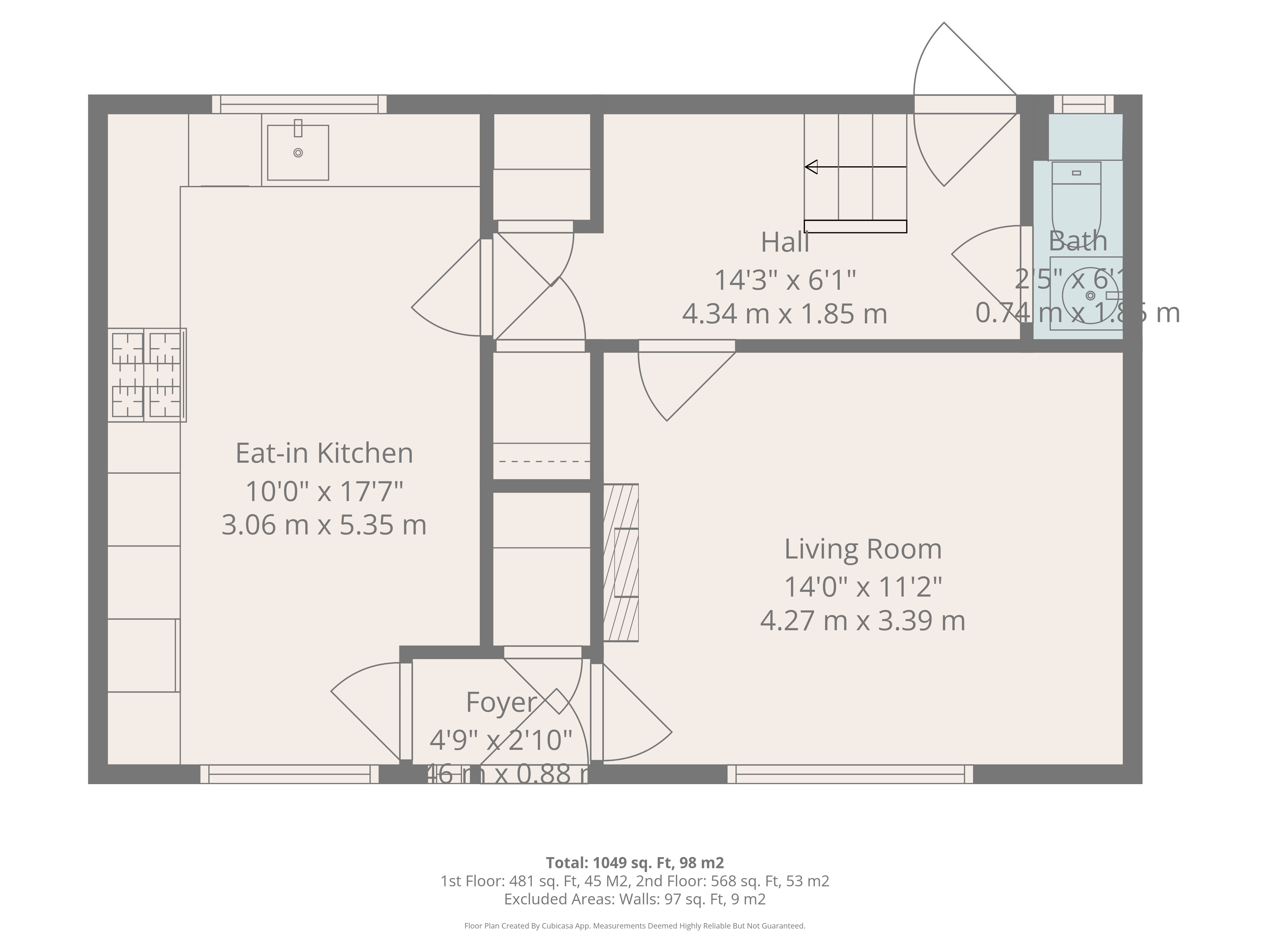 1St Floor 25 Cava Close Aberdeen With Dim